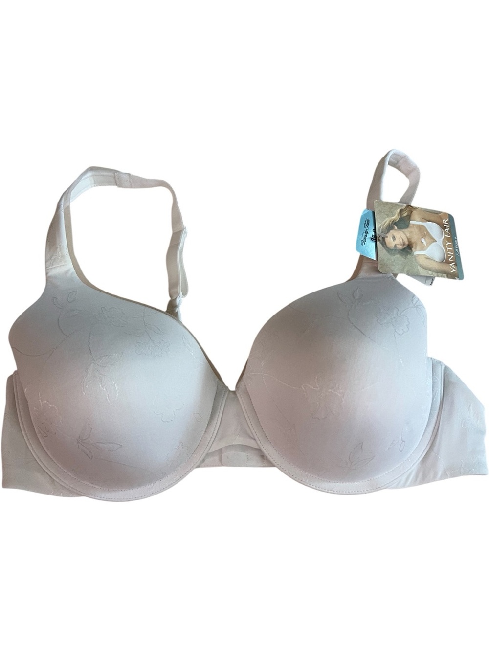 Vanity Fair Full Figure Beautiful Benefits Smooth Molded Full Coverage Bra 38 C